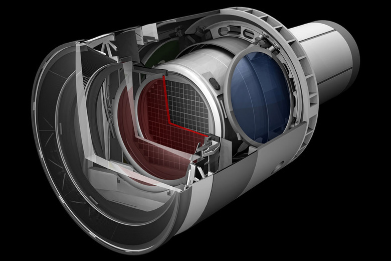 The camera inside the Large Synoptic Survey Telescope