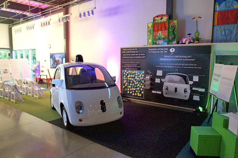Google's self-driving car (aka the koala car) in an Austin startup