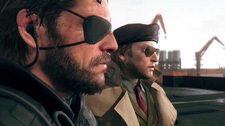 Solid Snake and crew in 'Metal Gear Solid V'