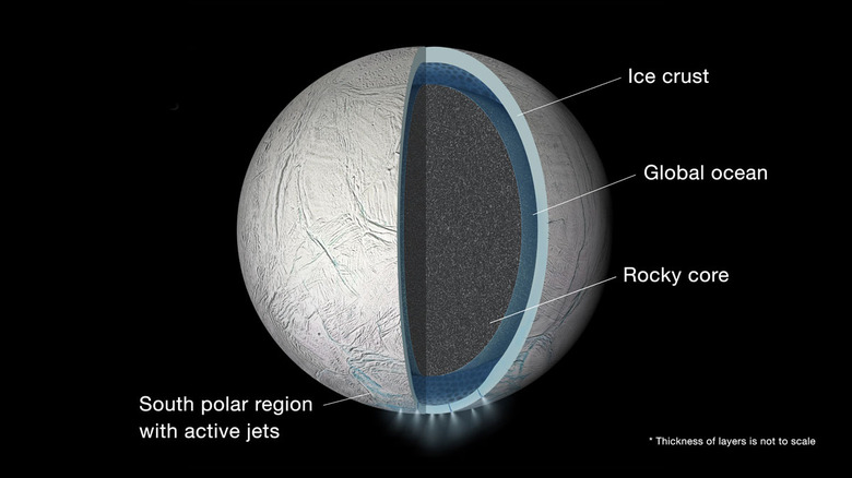 Enceladus' global ocean