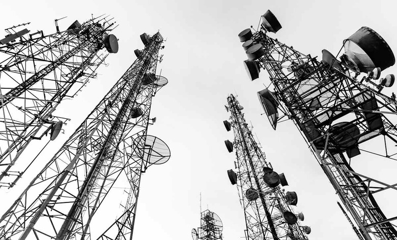 telecommunication tower black...