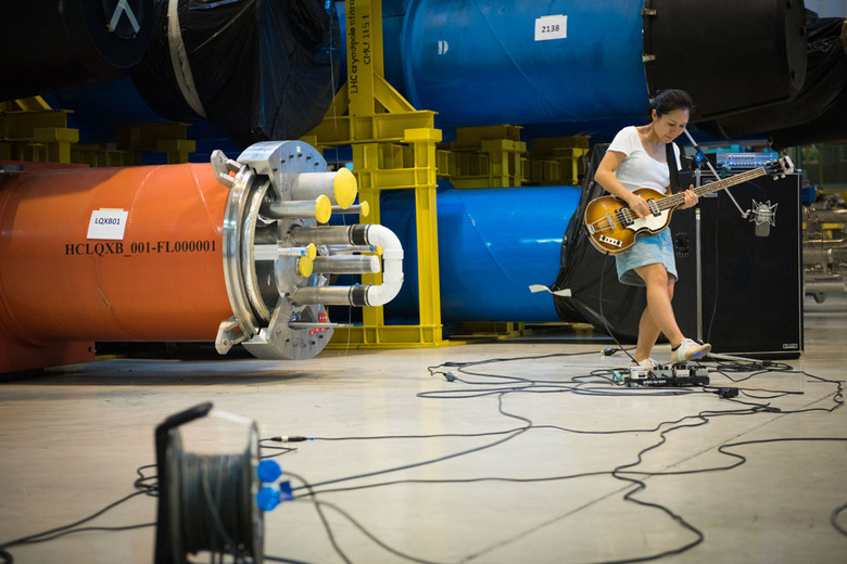 Deerhoof bassist Satomi Matsuzaki jams at CERN