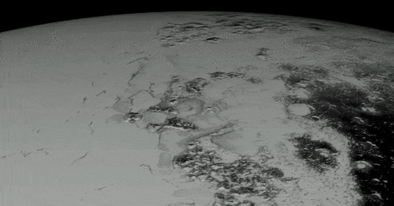 NASA's latest aerial tour of Pluto