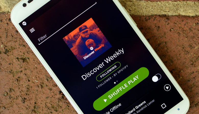 Spotify's Discover Weekly feature