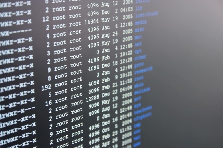 Linux terminal on a TFT screen