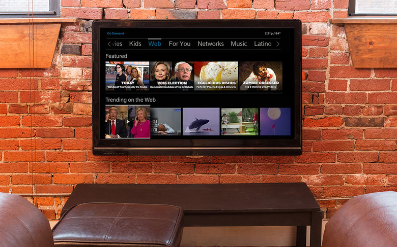 Internet video on Comcast's X1 box