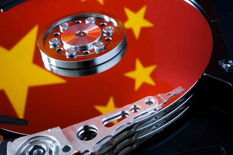 Close-up Of A Hard Drive