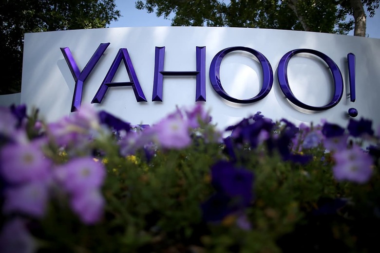 Yahoo's sign at its headquarters