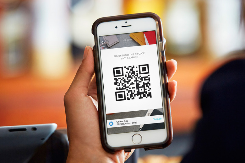 Chase Pay's inescapable QR code