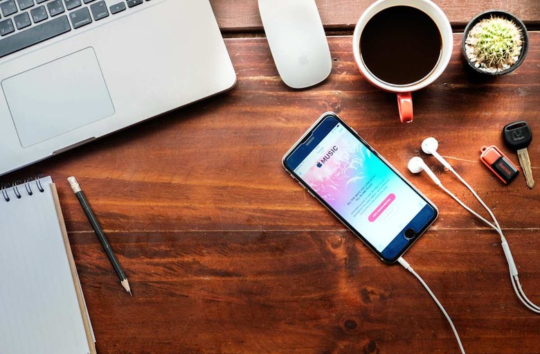 Screen shot of Apple music app showing on iPhone 6 plus. Apple Music is the new iTunes-based music streaming service that arrive
