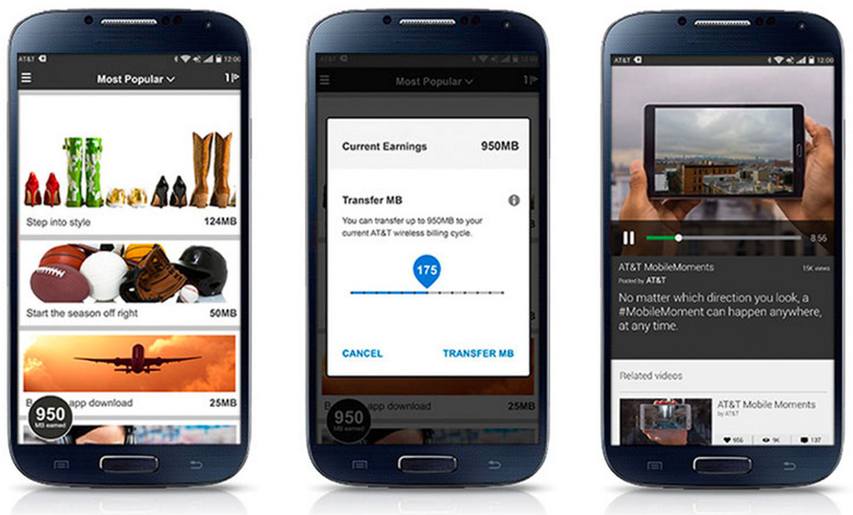 AT&T Data Perks app