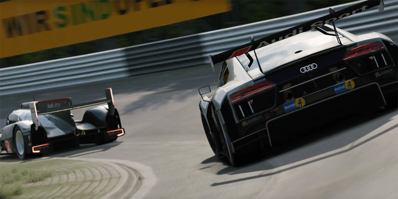 An Audi in 'Gran Turismo Sport'