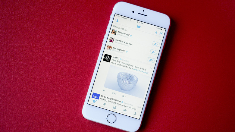 Twitter follow list