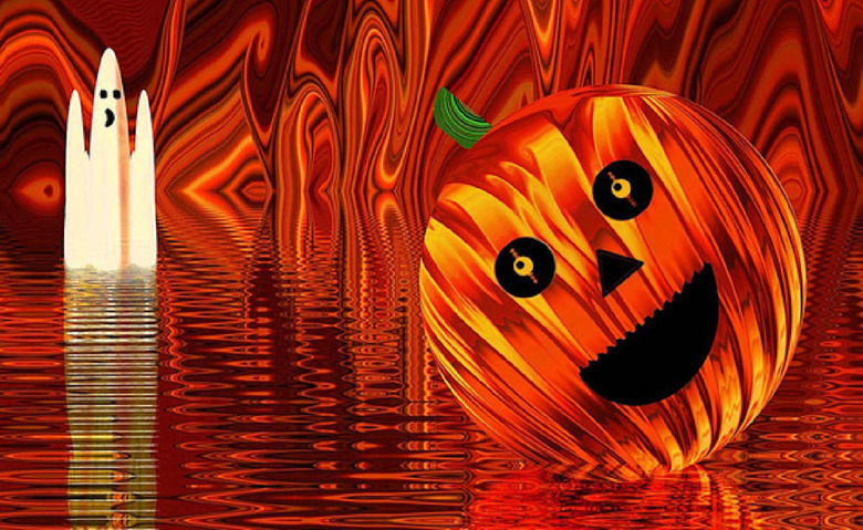 Sailing on Halloween Lake