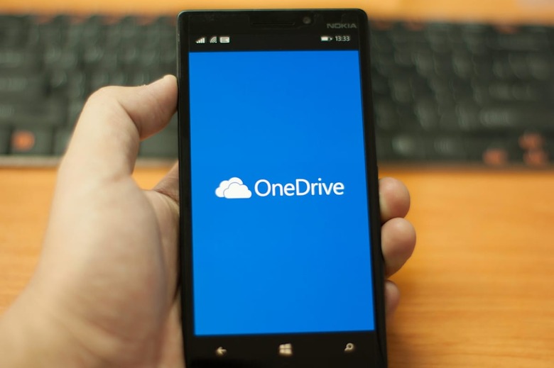 Onedrive application on Nokia Lumia 930 windows phone