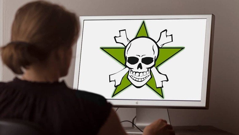 Symbol: computer virus, Trojan horse