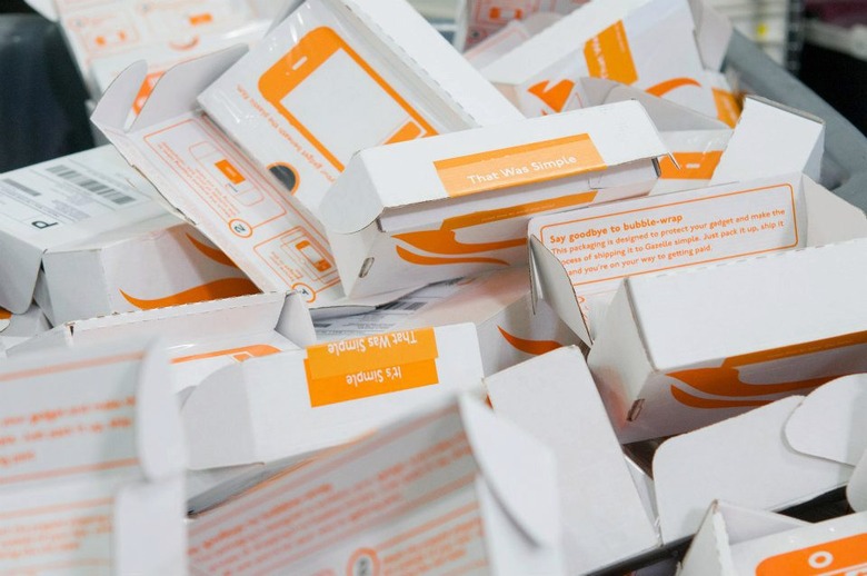 Gazelle's smartphone trade-in boxes