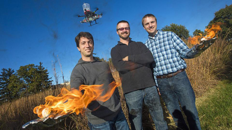 The University of Nebraska-Lincoln's firefighting drone