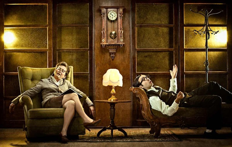 nerd psycho therapy at sleeping psychiatrist studio