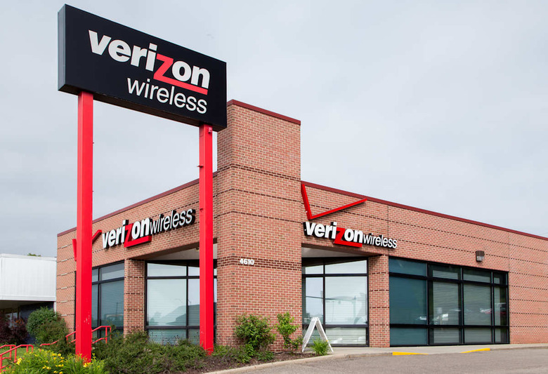 MADISON, WI/USA - JUNE 26, 2014: Verizon Wireless retail store. Verizon Wireless is a wholly owned subsidiary of Verizon Commun