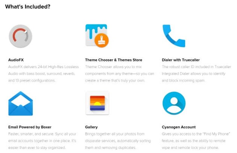 Cyanogen Apps Package list