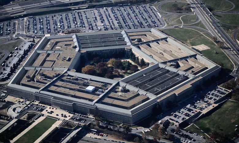 Aerial View of the Pentagon in Virginia