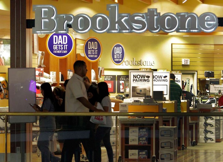 Shoppers at the Brookstone store. Shopping for Father's Day at the Glendale Galleria on Jun. 12, 20