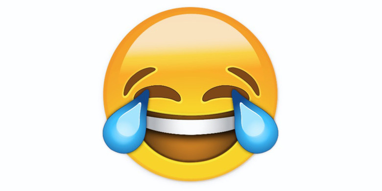 The 'tears of joy' emoji