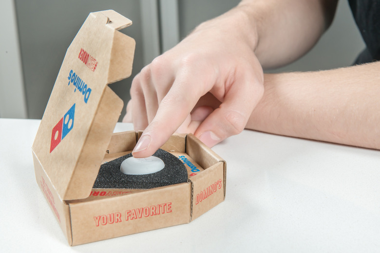 Domino's Pizza Easy Order Button