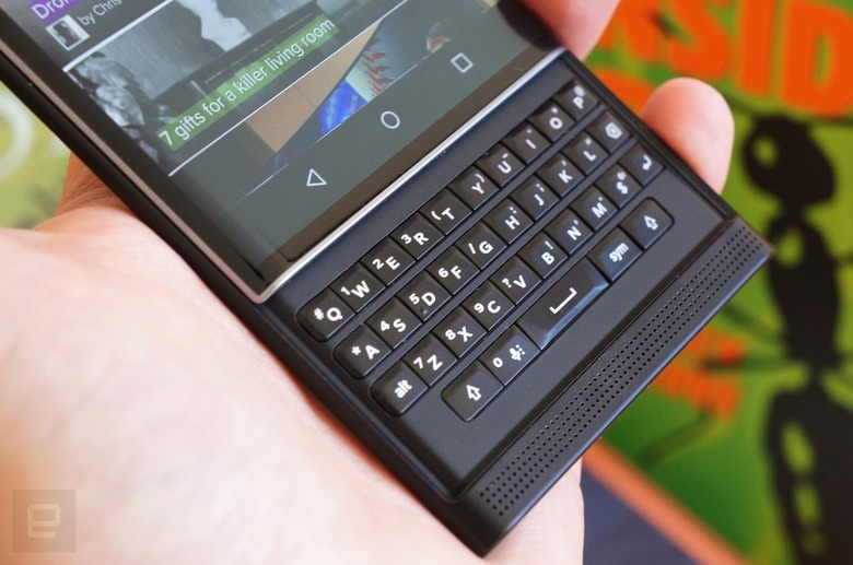 BlackBerry Priv keyboard