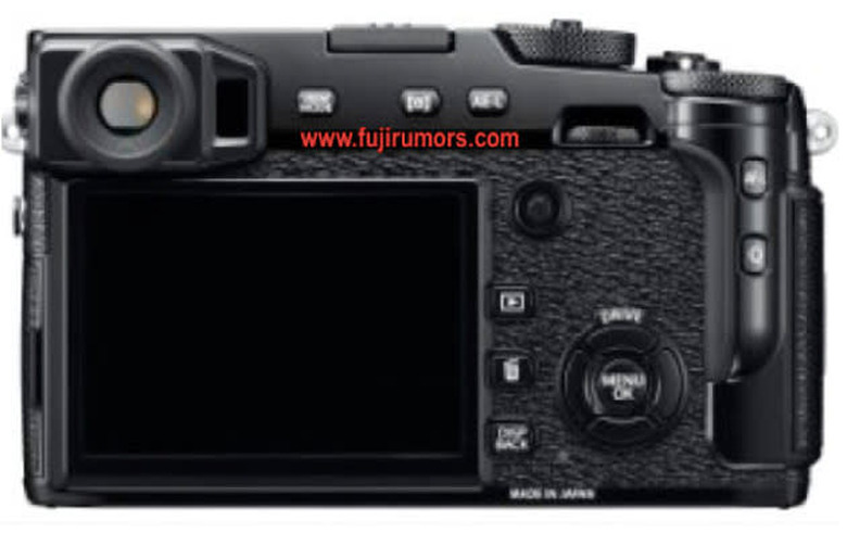 The X-Pro2's back