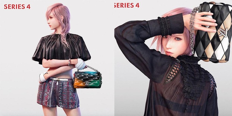 Louis Vuitton's 2016 collection, as modeled by 'Final Fantasy'