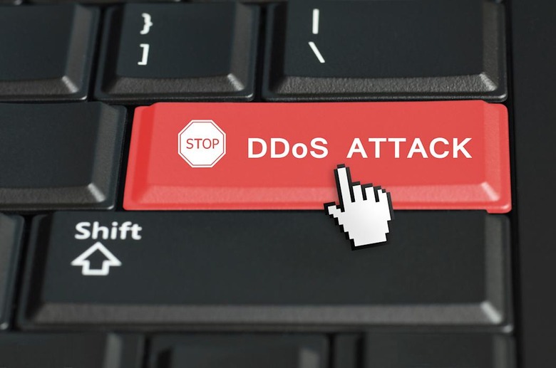 DDoS concept