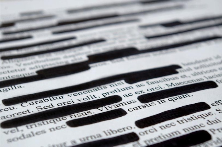Lorem ipsum text that has been redacted