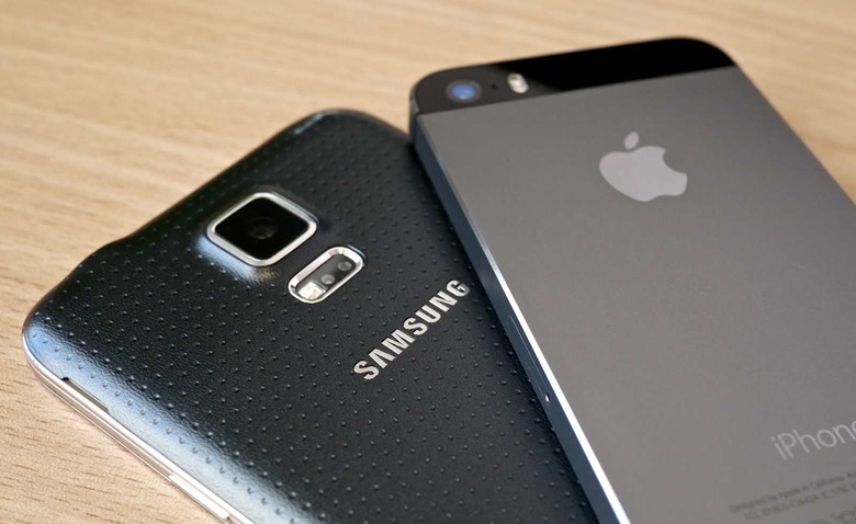 Samsung Galaxy S5 vs iPhone 5S