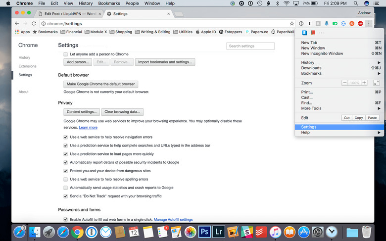 Block Tracking Cookies in Chrome