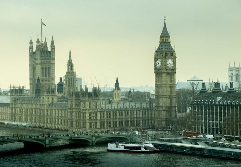 Houses of Parliament from above