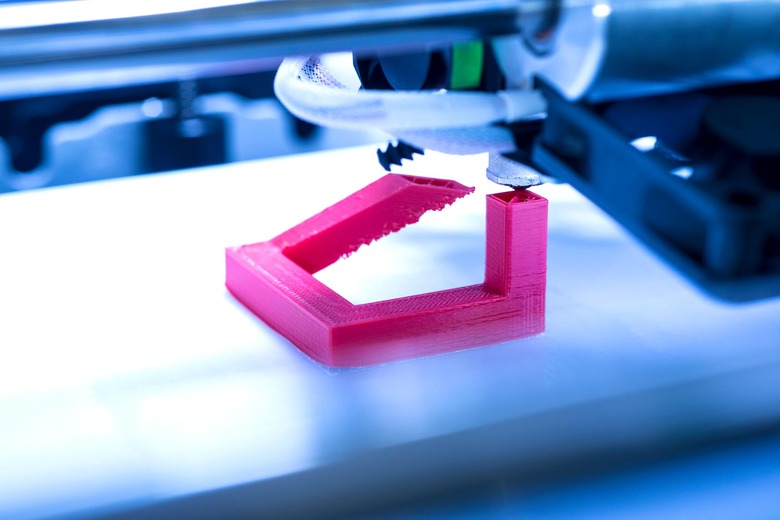 3d automated printing machine working