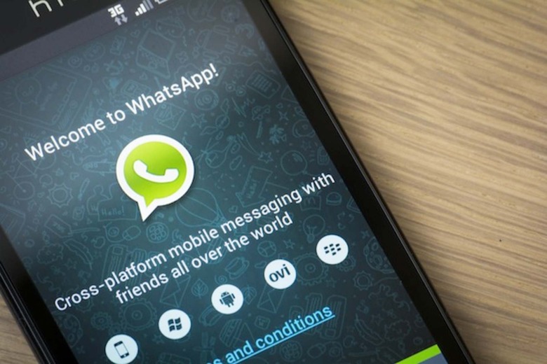 HILVERSUM, NETHERLANDS - FEBRUARY 2014, 2014: WhatsApp Messenger is a proprietary, cross-platform instant messaging subscription service for smartphones with Internet access founded in 2009.; Shutterstock ID 177177047; PO: aol; Job: production; Client: drone