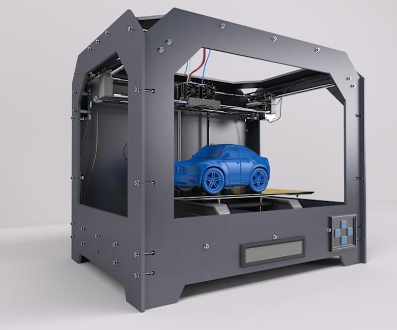 3D Render of 3 Dimensional Printer