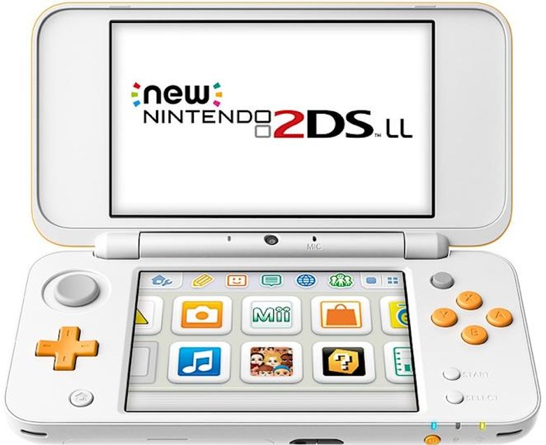 Nintendo Japan 2DS XL in white/orange