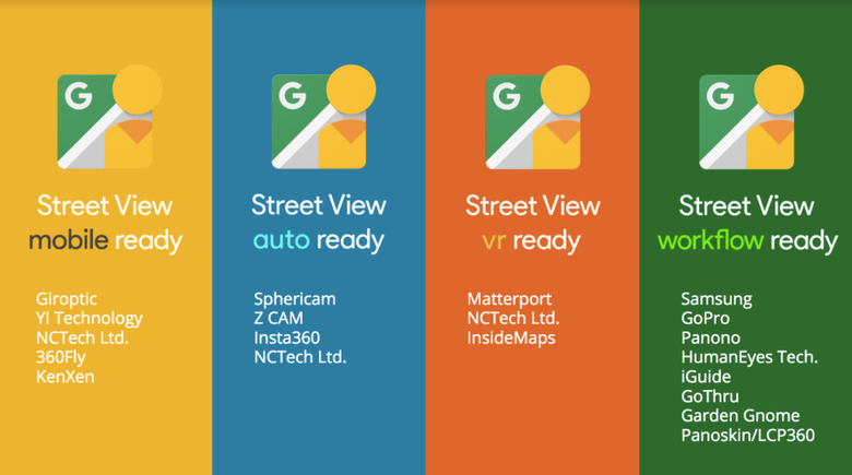 Google's Street View ready certifications