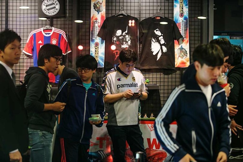 Gamers Compete In The Electronic Arts Inc. (EA) Sports FIFA Online Championship Final