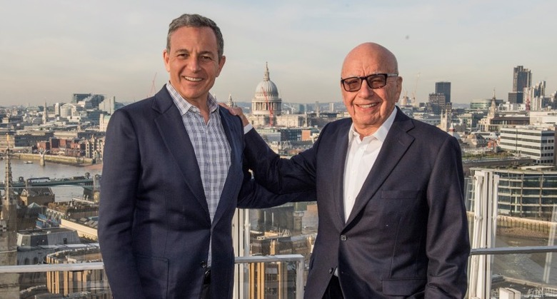 Robert Iger & Rupert Murdoch