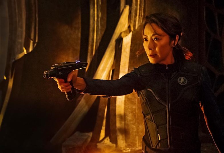 Pictured: Michelle Yeoh as Captain Philippa Georgiou. STAR TREK: DISCOVERY coming to CBS All Access. Photo Cr: Jan Thijs � 2017 CBS Interactive. All Rights Reserved.