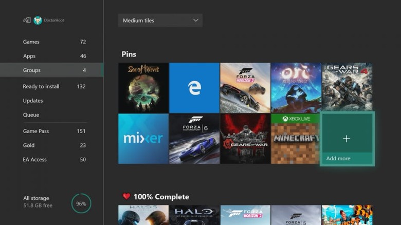 Xbox One groups