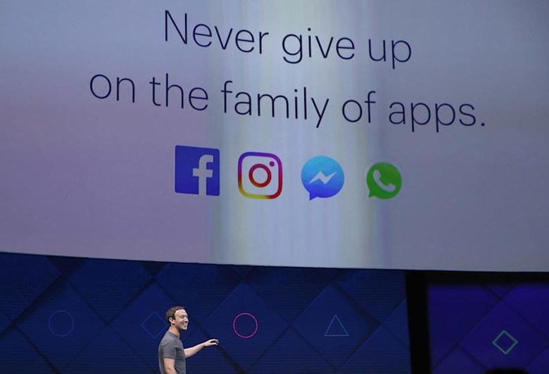 Mark Zuckerberg Delivers Keynote Address At Facebook F8 Conference