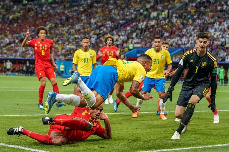 2018 FIFA World Cup Football Quarter Final Brazil v Belgium Jul 6th