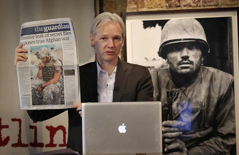 Julian Assange Hosts A Press Conference Over Afghan War Diary Leaks
