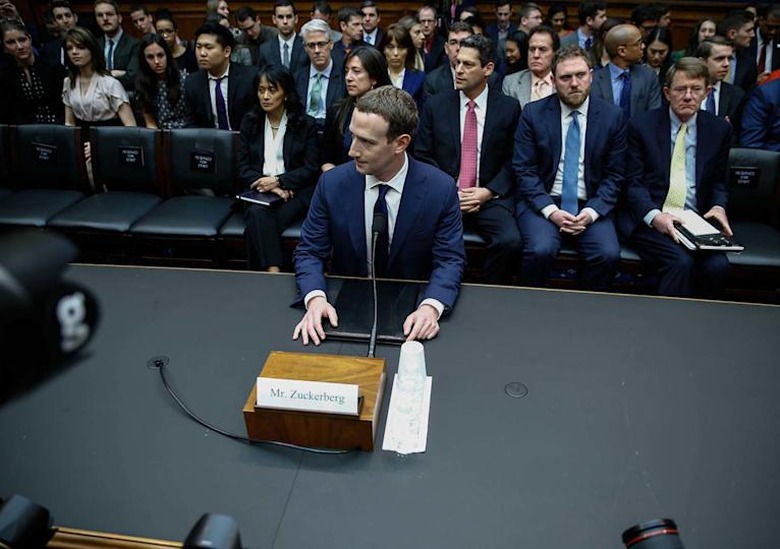 CEO of Facebook Mark Zuckerberg testifies before the House of Representatives House Energy and Commerce Committee